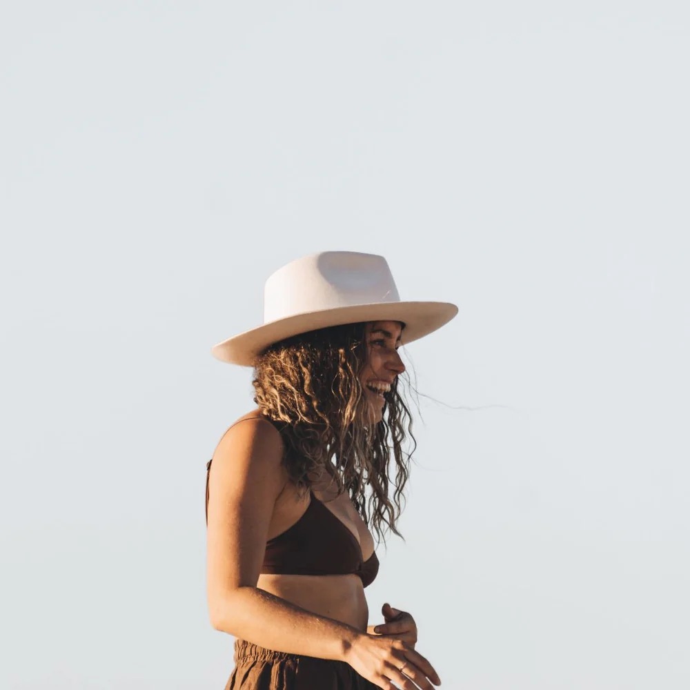 SOLD Will & Bear NWT Cooper Bone White Unisex Upturned Fedora